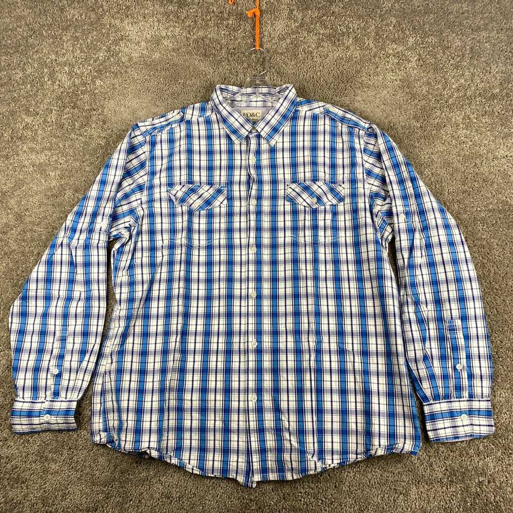 Pd&C PD&C Button Up Shirt Men's Medium Long Sleev… - image 1