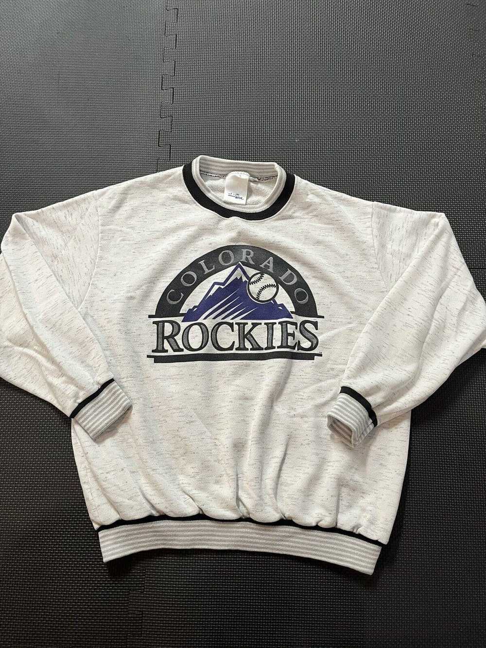 Chalk Line Vintage Large MLB Rockies Sweatshirt C… - image 1