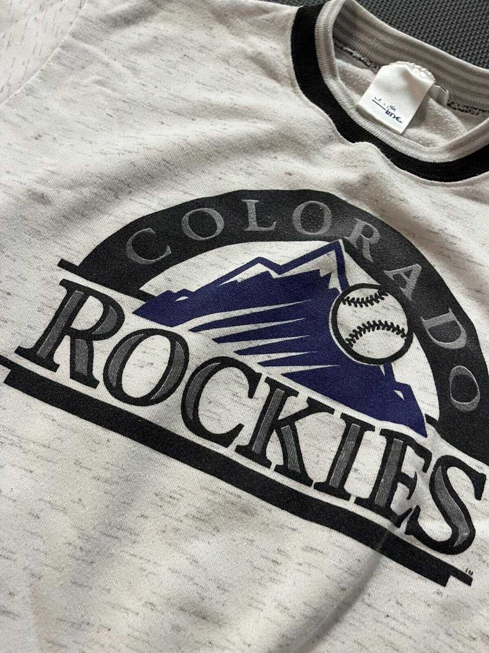 Chalk Line Vintage Large MLB Rockies Sweatshirt C… - image 2