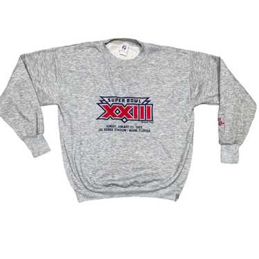 Logo 7 Vintage 1989 Printed Sweatshirt Super Bowl… - image 1