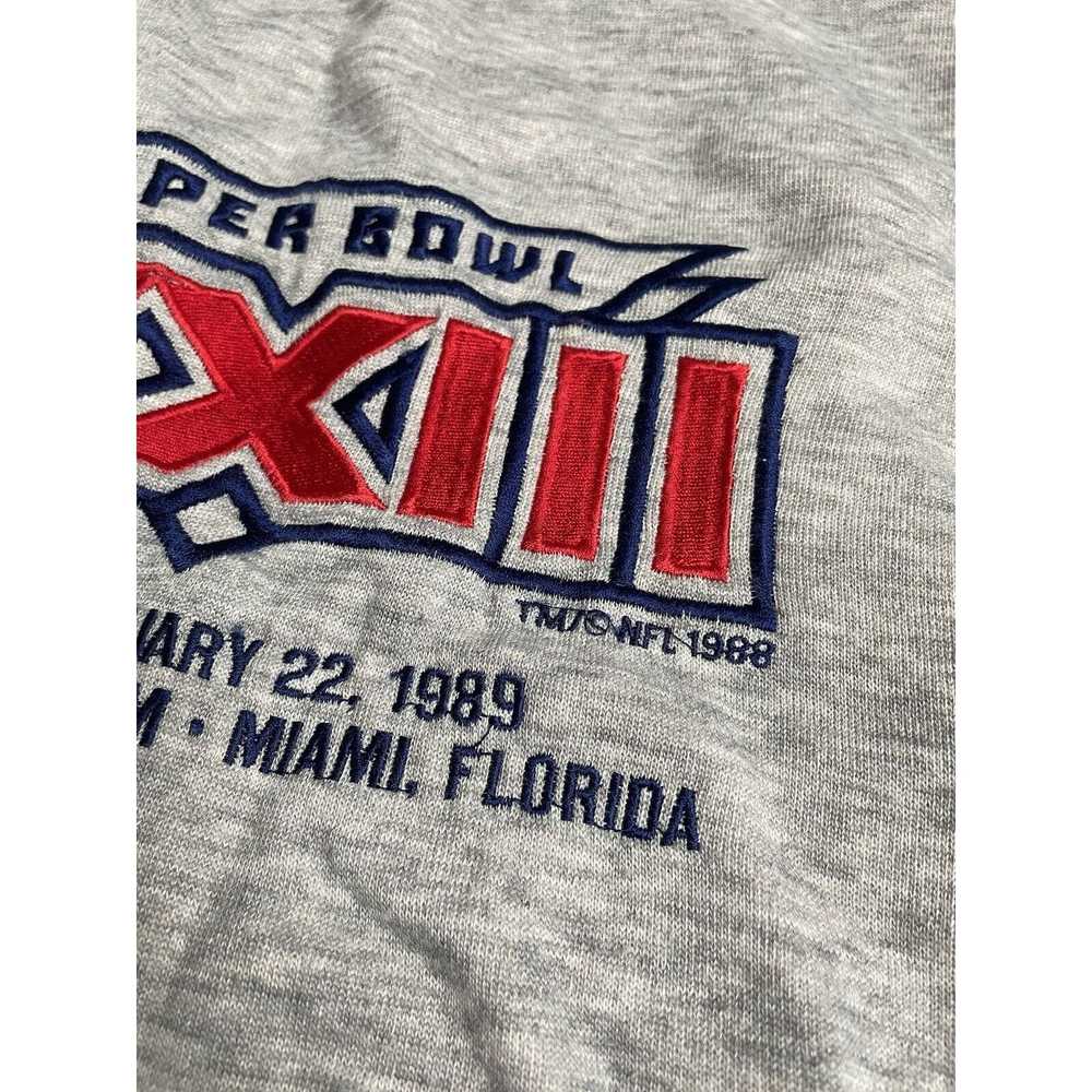 Logo 7 Vintage 1989 Printed Sweatshirt Super Bowl… - image 2
