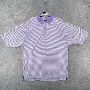 Footjoy FootJoy Golf Shirt Mens Large Polo Purple 