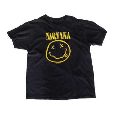 Nirvana Band T-shirt Iconic Smiley Face
