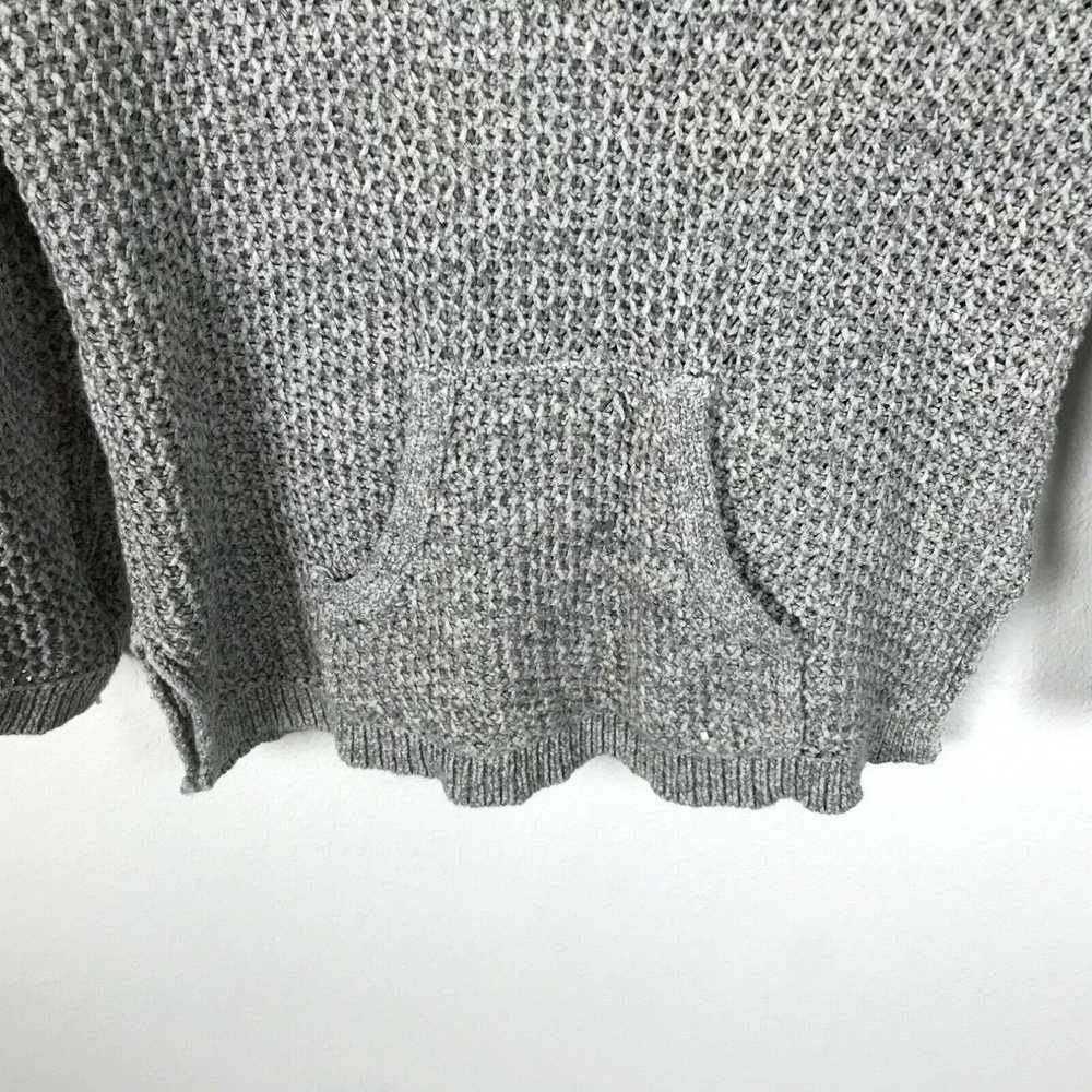 Vintage Neon Buddha Sweater Size M Gray Hooded Co… - image 3