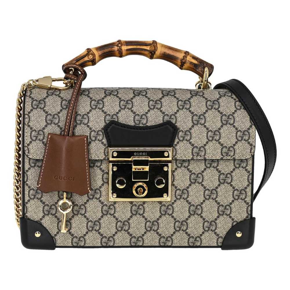 Gucci Padlock cloth handbag - image 1