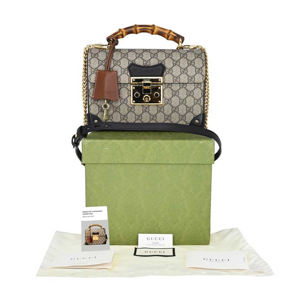 Gucci Padlock cloth handbag - image 5