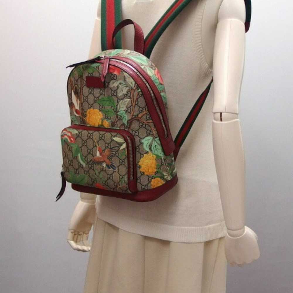Gucci Gucci GG Supreme Tian Small Backpack Beige … - image 3