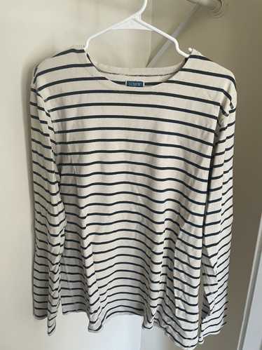 J.Crew J Crew White Navy Striped