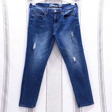 Seven 7 SEVEN 7 - "Skinny Easy" Distressed Stretch