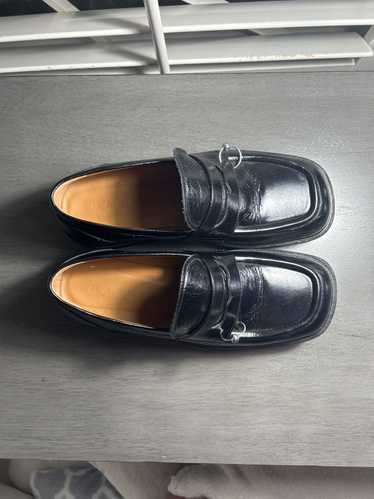 Marni Marni Black Leather Ring Loafers