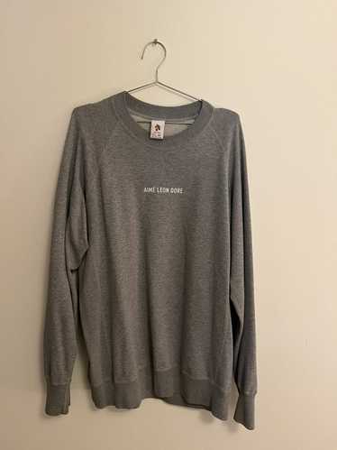 Aime Leon Dore ALD Grey Crewneck Sweatshirt - image 1