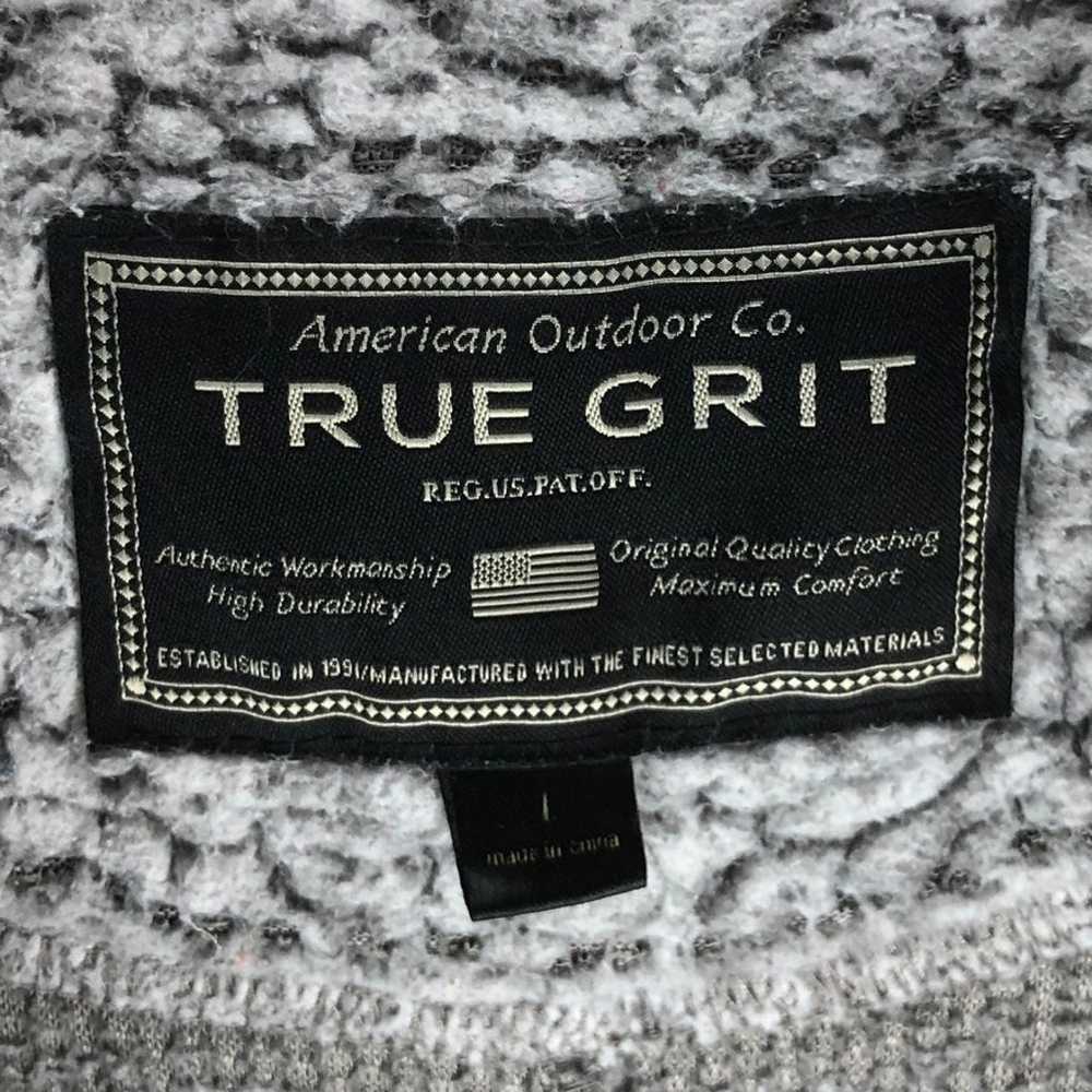 True Grit Frosty Tipped Pullover Sherpa Jacket 1/… - image 2