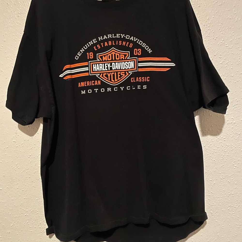 Harley Davidson Vintage Short Sleeve “Virginia Be… - image 1