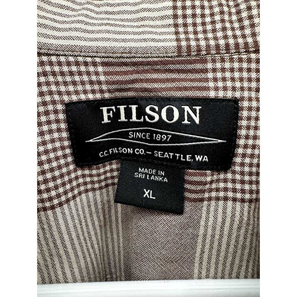 Filson Filson Plaid Button Up Pioneer Shirt Drift… - image 2