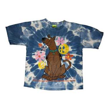 Vintage 90s Scooby Doo Tie Dye T-Shirt Size Medium