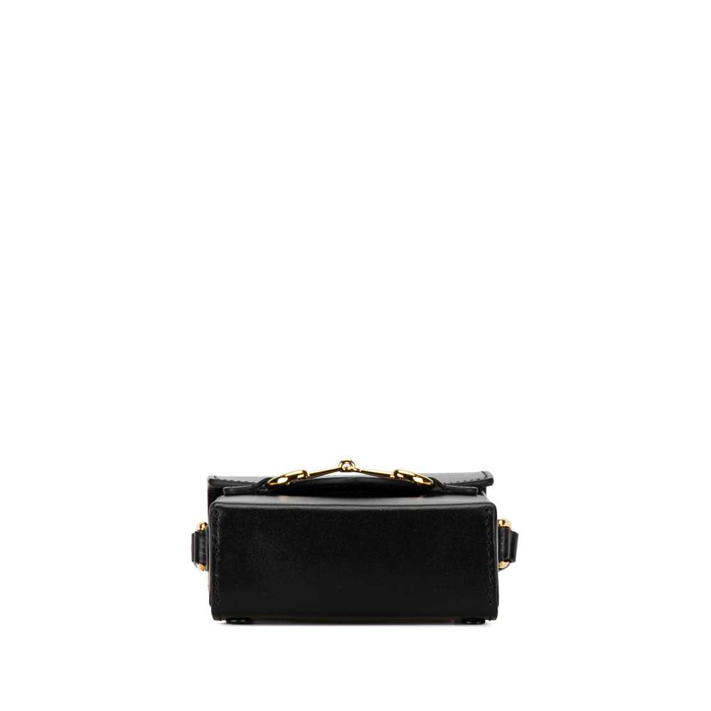 Black Gucci Mini Horsebit 1955 Crossbody Bag - image 4