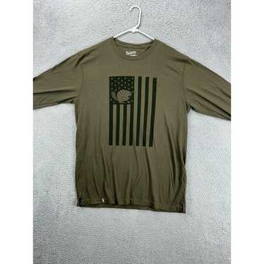 Duluth Trading Co. Shirt Men XL Longtail T Olive B