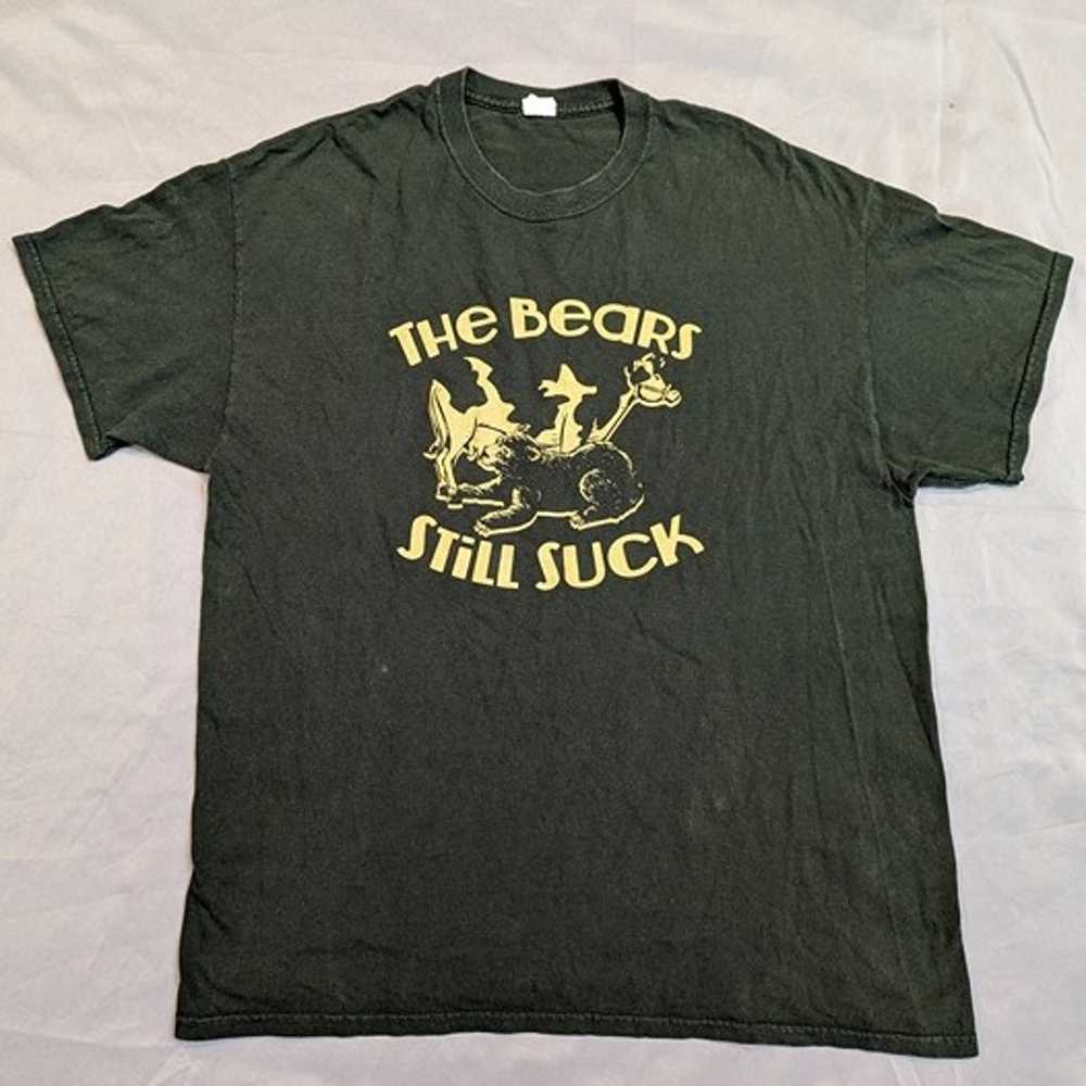 Vintage Green Bay Packers "Bears Still Suck" Gree… - image 2