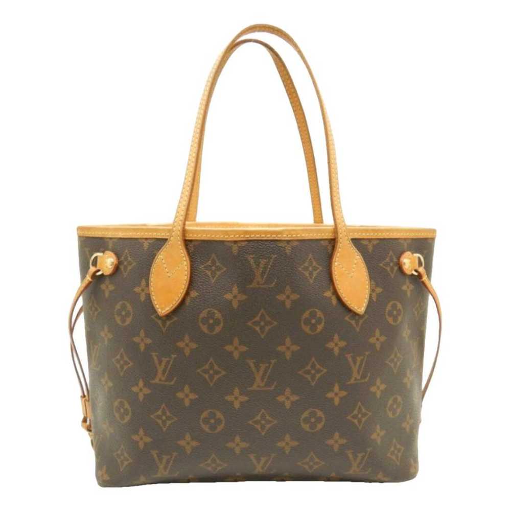 Louis Vuitton Neverfull leather handbag - image 1