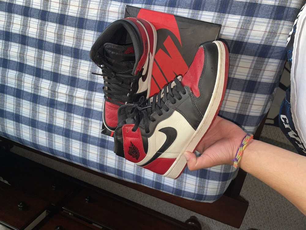 Jordan Brand × Nike Air Jordan 1 Bred Toe - image 3