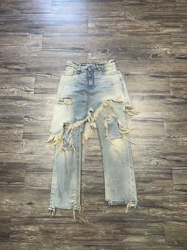 Rag & Bone Rag & Bone Heavily Distressed Faded Den