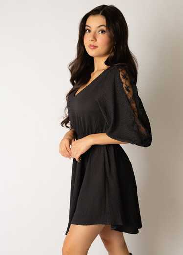 Joyfolie Sarai Dress in Washed Black