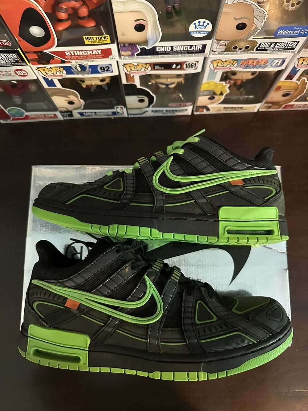 Nike × Off-White Off-White Rubber Dunk Green size… - image 4