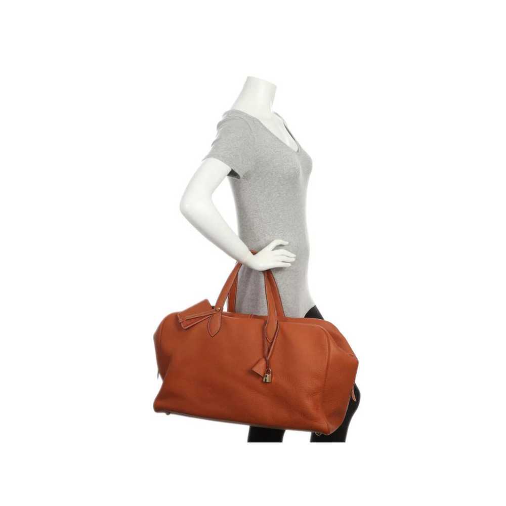 Hermès Victoria leather satchel - image 10