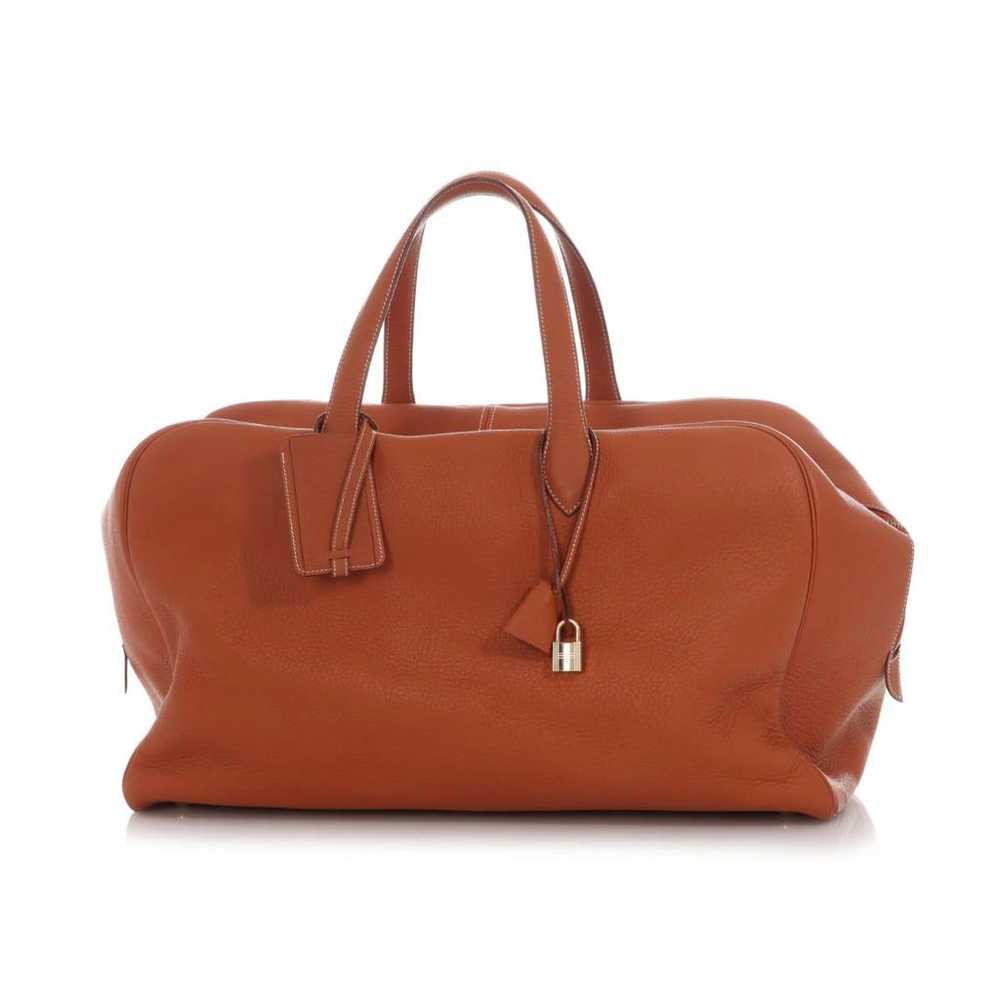 Hermès Victoria leather satchel - image 2