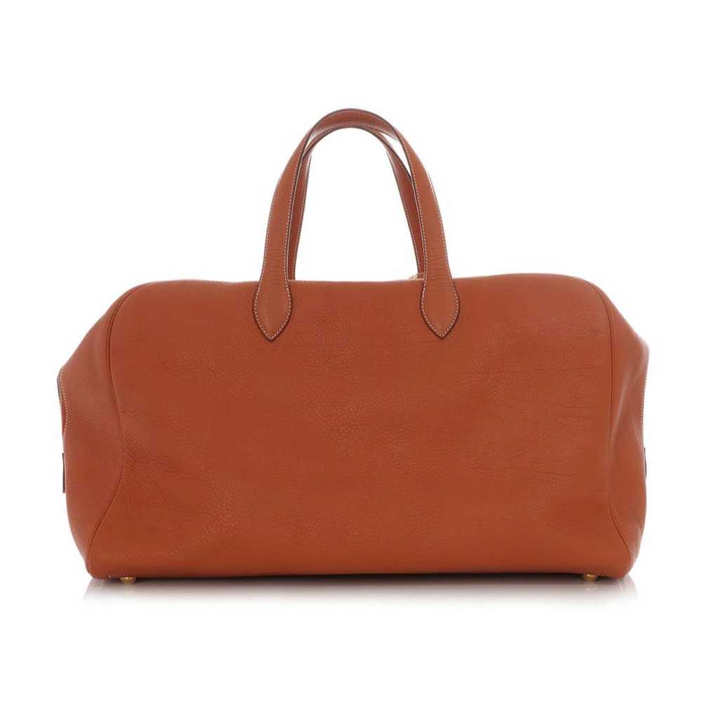 Hermès Victoria leather satchel - image 4