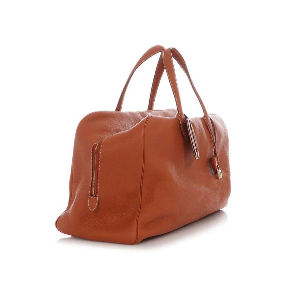 Hermès Victoria leather satchel - image 5