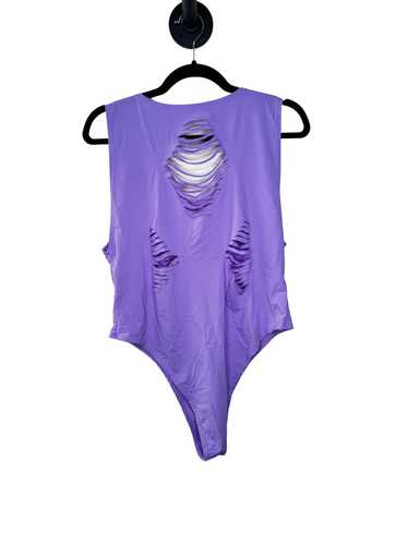 Freedom Rave Wear Lavender Slit Sideboob Bodysuit - image 1