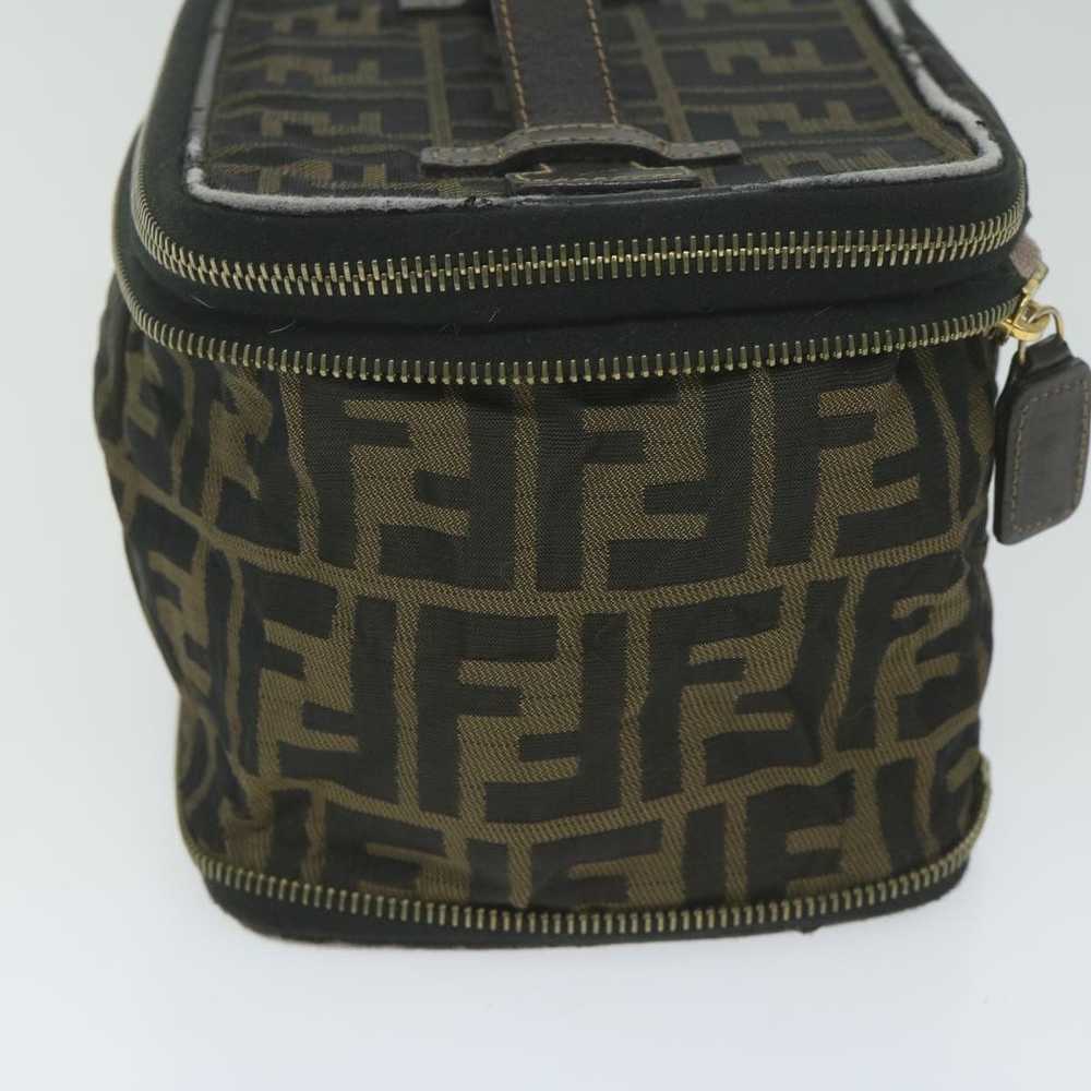 Fendi FENDI Zucca Canvas Vanity Cosmetic Pouch Br… - image 3