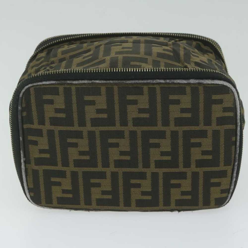 Fendi FENDI Zucca Canvas Vanity Cosmetic Pouch Br… - image 5