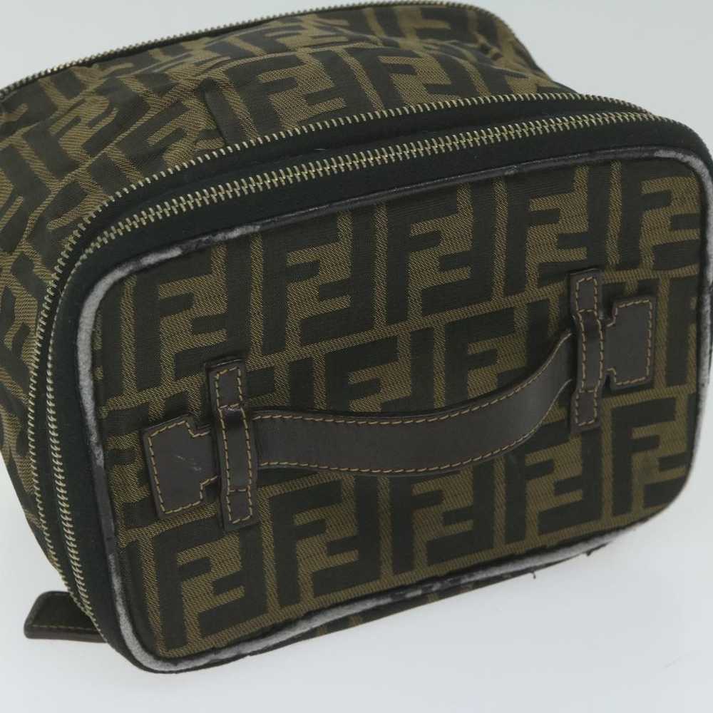 Fendi FENDI Zucca Canvas Vanity Cosmetic Pouch Br… - image 6