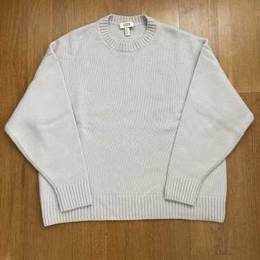 Cos COS Relaxed Fit Lilac Wool Sweater