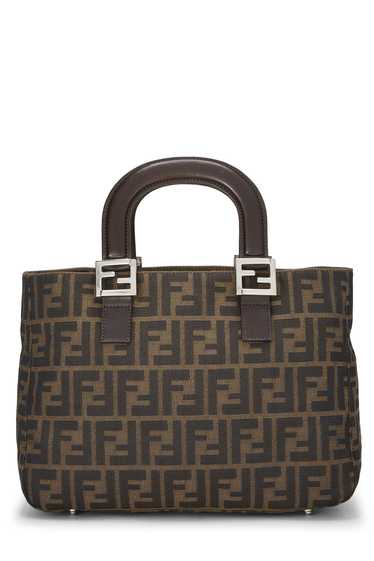 Brown Zucca Canvas Handbag