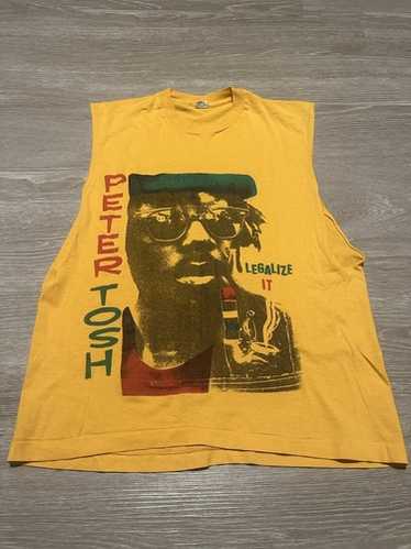 トップス 90s peter tosh bob marley noroll 90s Peter Tosh T-Shirt bob marley noroll
