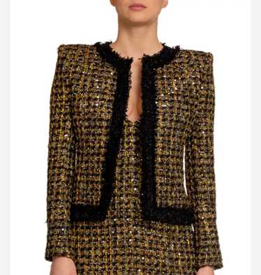 Product Details Balmain Gold Metallic Tweed Jacket