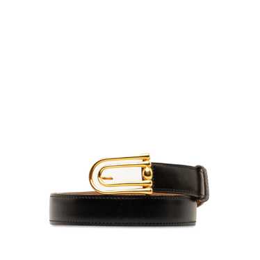 Product Details Hermes Black Leather Belt