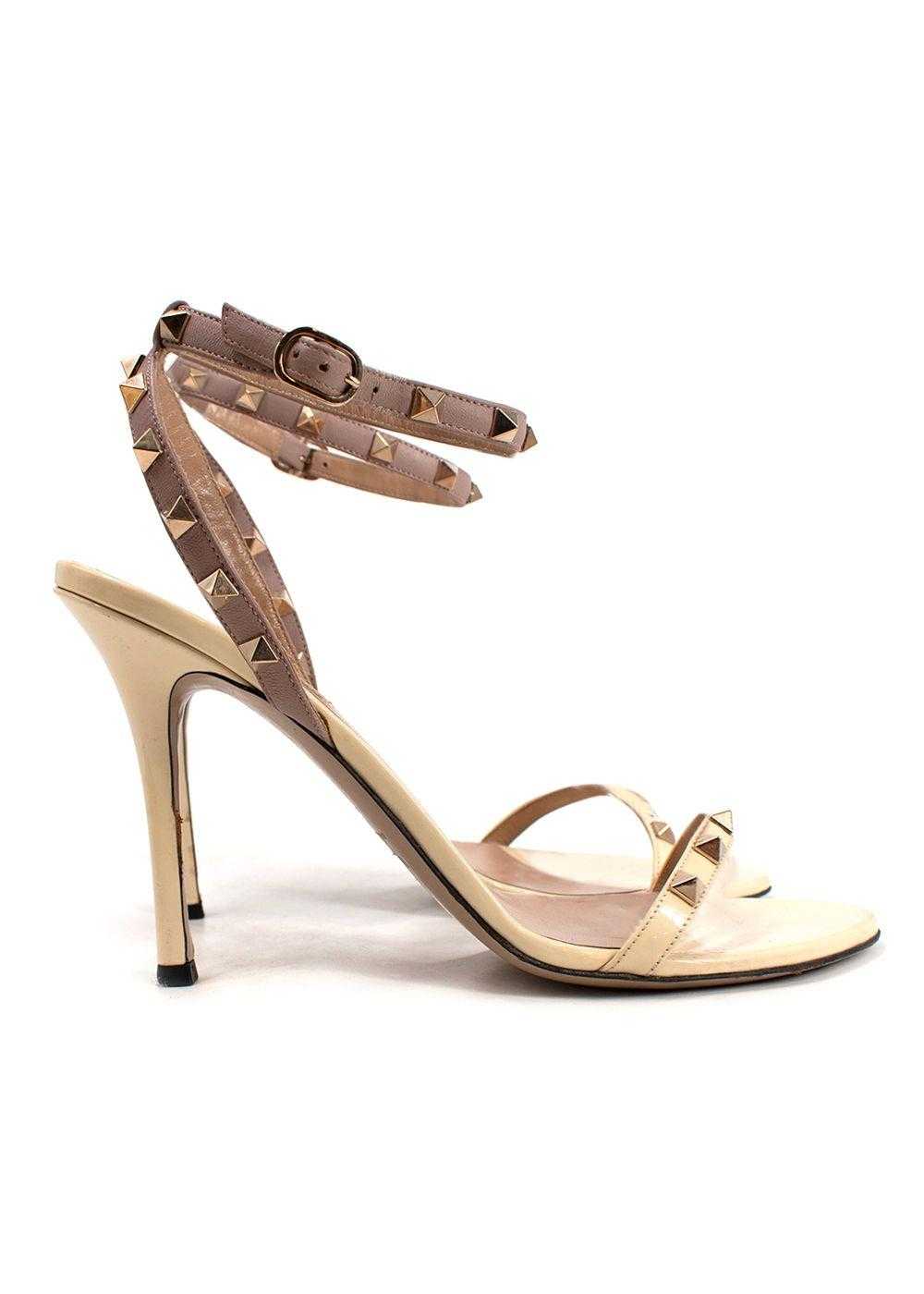 Managed by hewi Valentino Pale Yellow Rockstud He… - image 3