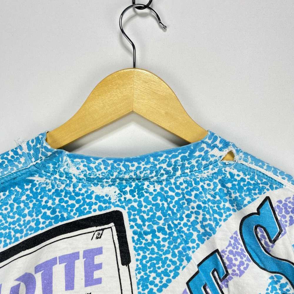 NBA × Vintage Vintage 90s Charlotte Hornets AOP T… - image 10