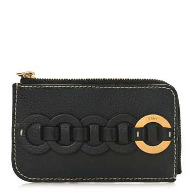 CHLOE Grained Shiny Calfskin Small Darryl Coin Pur