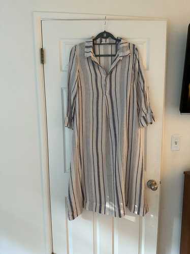 CP SHADES Striped Linen Dress (S) | Used,…