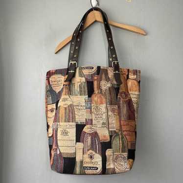 Americana by Sharif Wine Tapestry Woven Tote Bag … - image 1