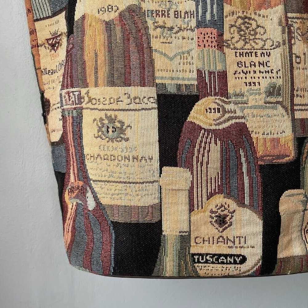 Americana by Sharif Wine Tapestry Woven Tote Bag … - image 3