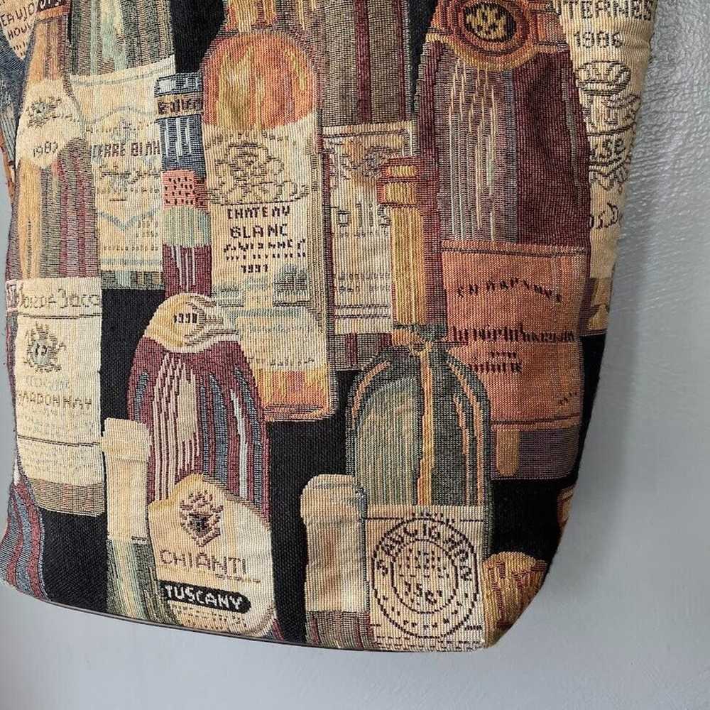 Americana by Sharif Wine Tapestry Woven Tote Bag … - image 4