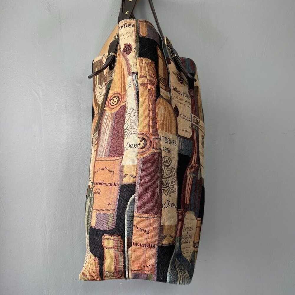 Americana by Sharif Wine Tapestry Woven Tote Bag … - image 8