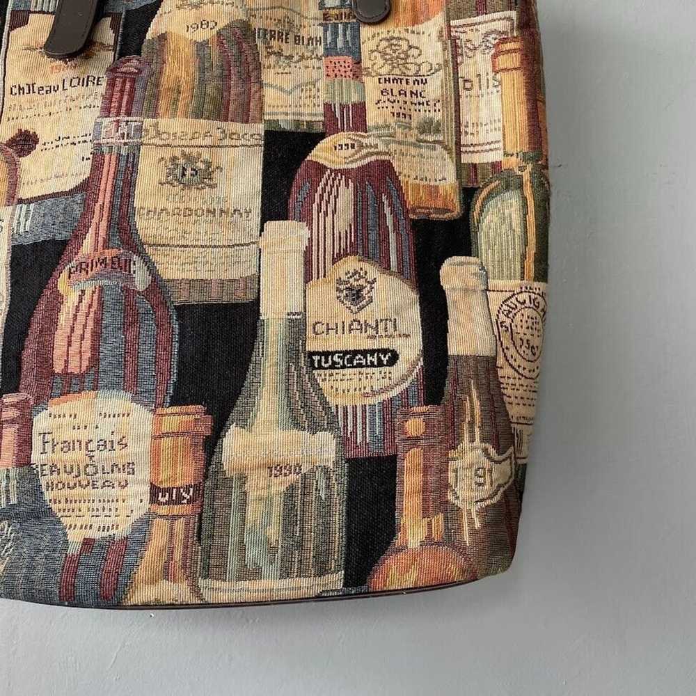 Americana by Sharif Wine Tapestry Woven Tote Bag … - image 9