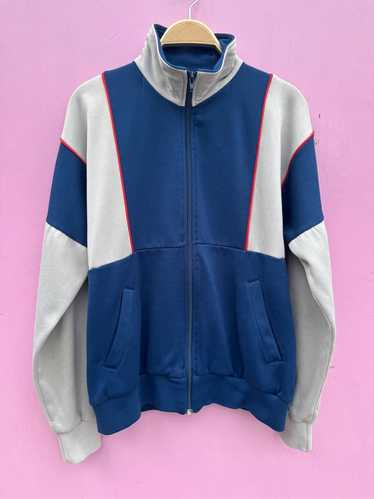 NICE COLOR BLOCK ZIPUP TRACK JACKET